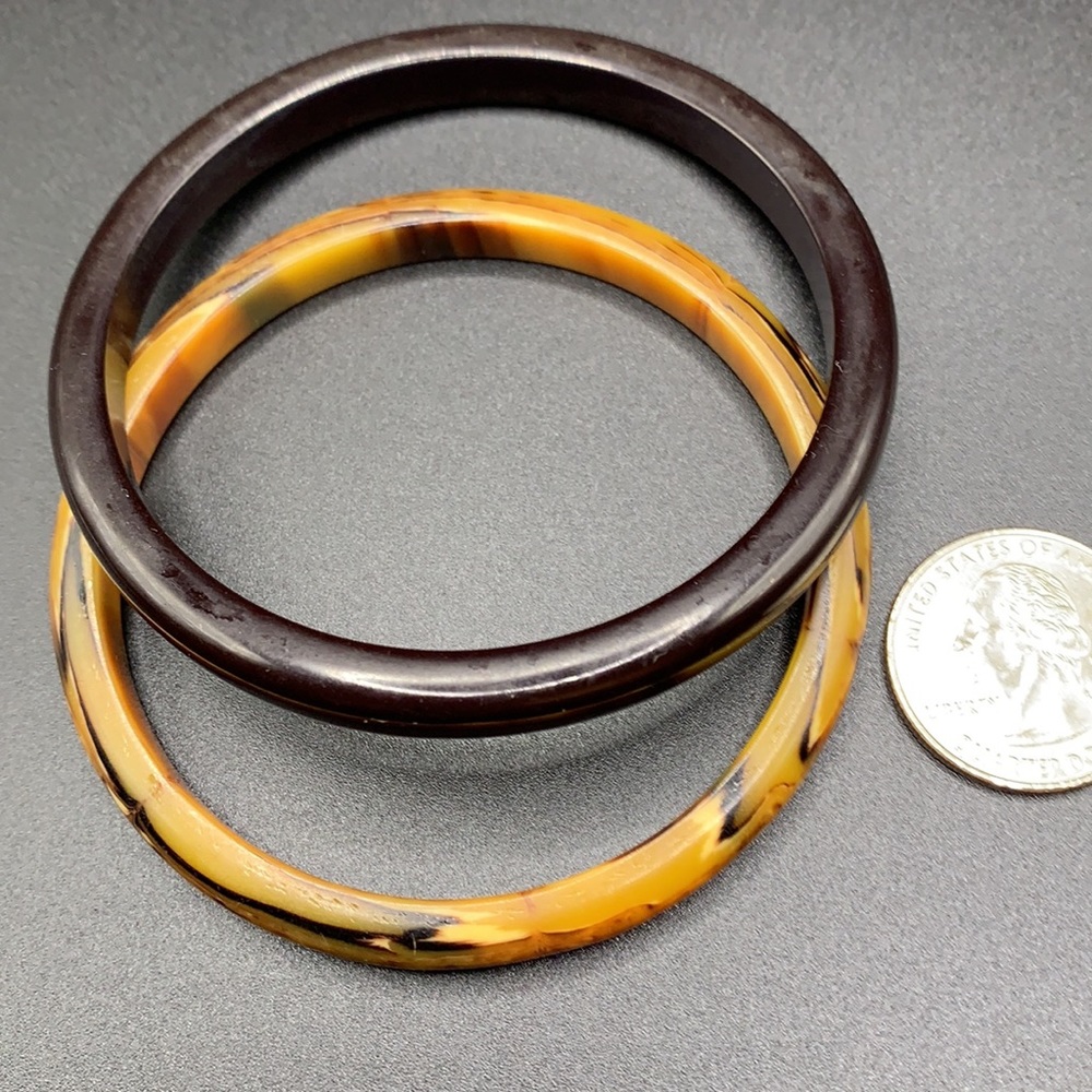 BAKELITE Bangle Spacers, Set of 2 - Picture 2 of 3